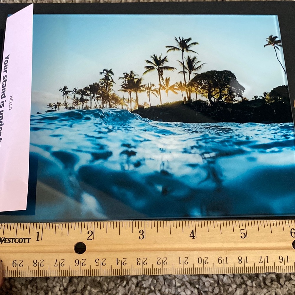 Hawai’i ambiance picture glass frames.
